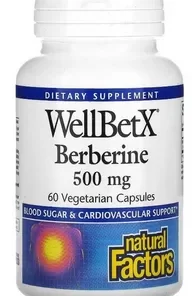 WellBetx Berberin 500mg N atural Fac N120
