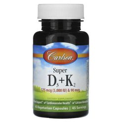 Vitamin D3 + K2 5000 Carlson N45