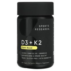 D3 + K2 Sports Research 125 mcg N 60