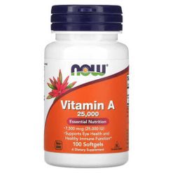 Vitamin A 25 000ui Now N100