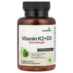 Vitamin D3+ K2 10 000 FutureBiotics N120