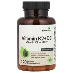 Vitamin D3+ K2 5 000 FutureBiotics N120