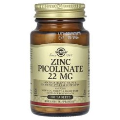 Zink Picolinate 22mg Solgar N100