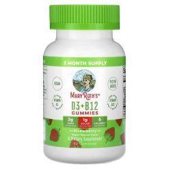 Vitamin D3+B12 Mary Ruths Gummi N60