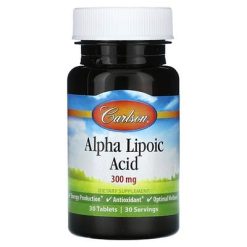 Alpha Lipoic Acid Carlson 300mg N30