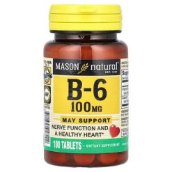 B-6 100mg Mason Naturals N100