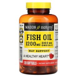 Fish Oil 1200mg Omega-3 Mason Naturals N120