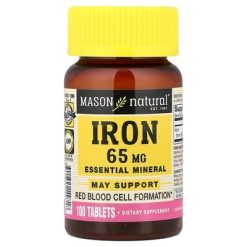 Iron 65mg Ferrous Mason Naturals N100