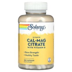 Calcium & Magnesium D-3 Citrate 2:1  Solaray N180